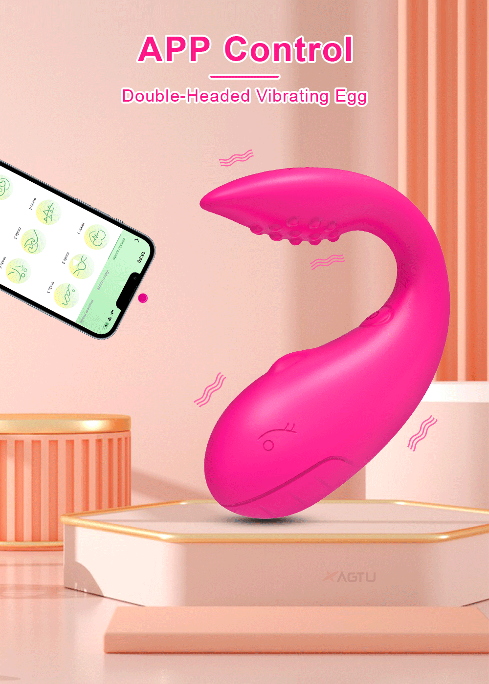 "LushEgg" – Vibromasseur Œuf Connecté & Télécommandé