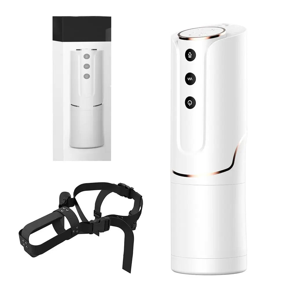 "PleasureMax" – Masturbateur Automatique Telescopique avec Rotation et Simulation de Sexe Oral