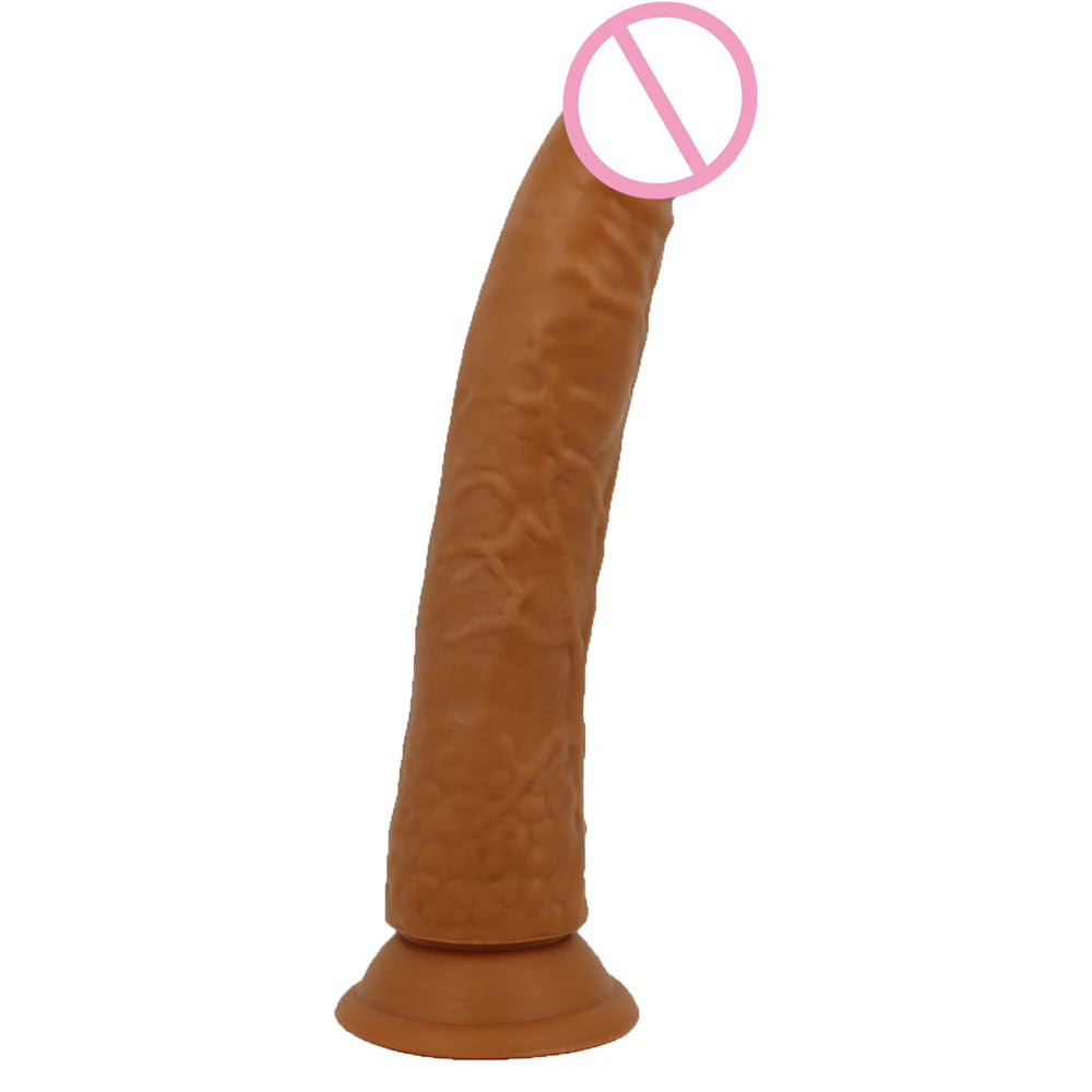 "PleasureMax" – Dildo Réaliste avec Vibromasseur et Ventouse pour Stimulation Anale et Vaginale