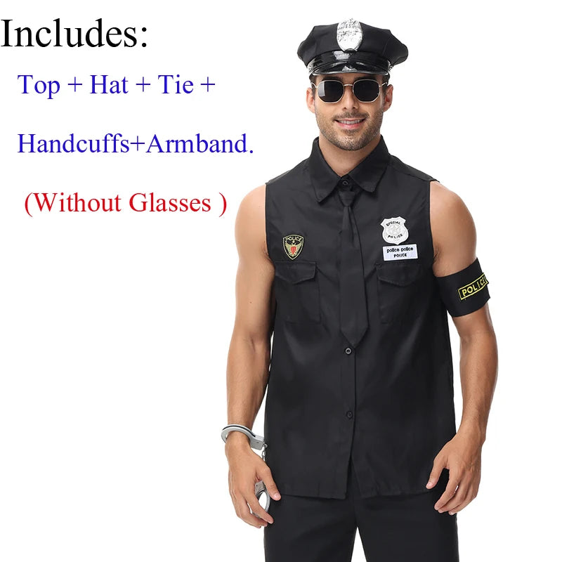 "Sheriff Night" – Costume de Policier Séduisant