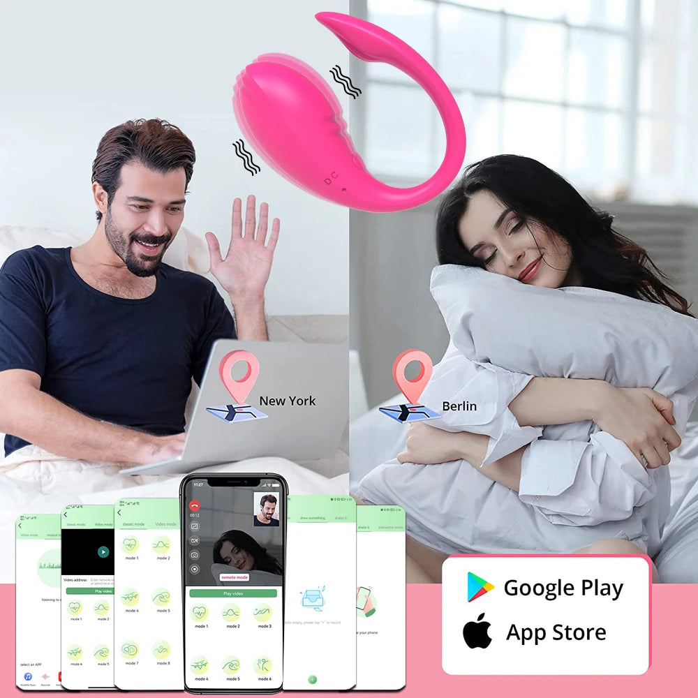 "LushEgg" – Vibromasseur Œuf Connecté & Télécommandé