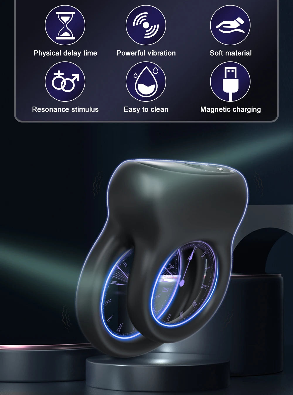 "VibeRing" – Anneau Vibrant Connecté pour Homme