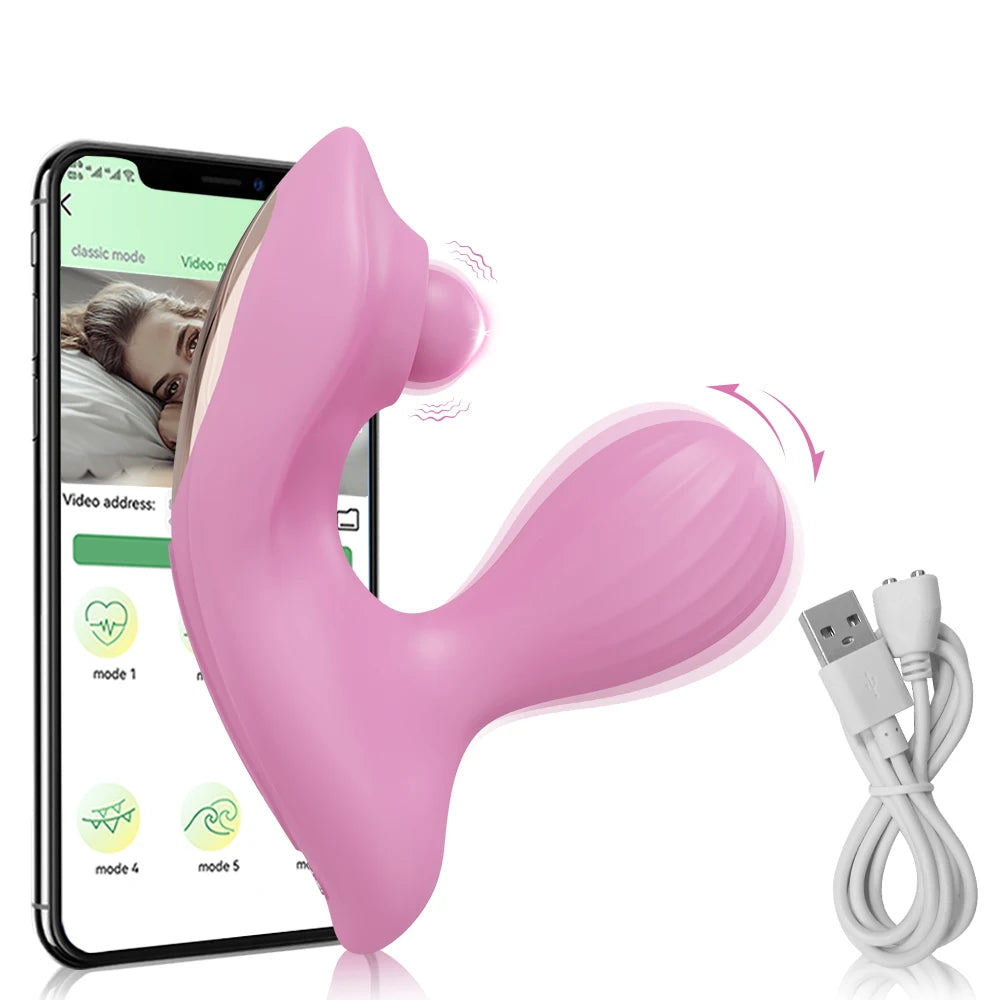 "WigglePulse" – Vibrateur Bluetooth avec Tête Mouvante et Stimulation du G-Spot