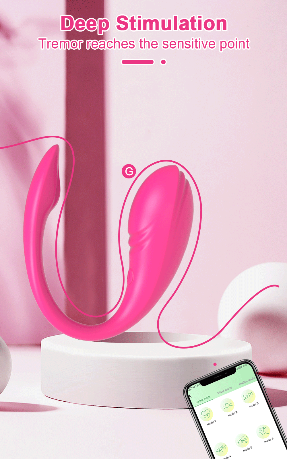 "LushEgg" – Vibromasseur Œuf Connecté & Télécommandé