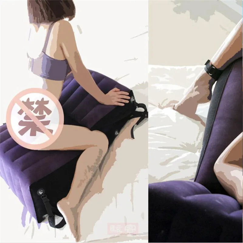 Coussin Érotique Gonflable - Sofa Intime pour Couples