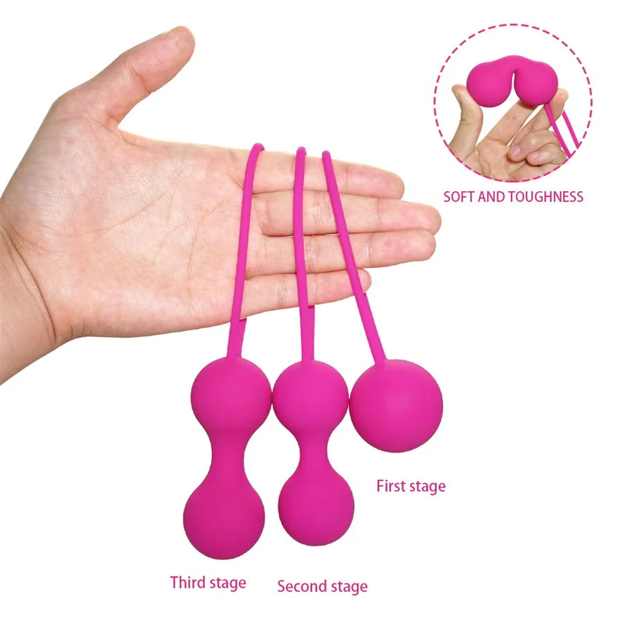 "Silicone Kegel Balls Trainer" – Boules de Geisha pour Tonification Périnéale