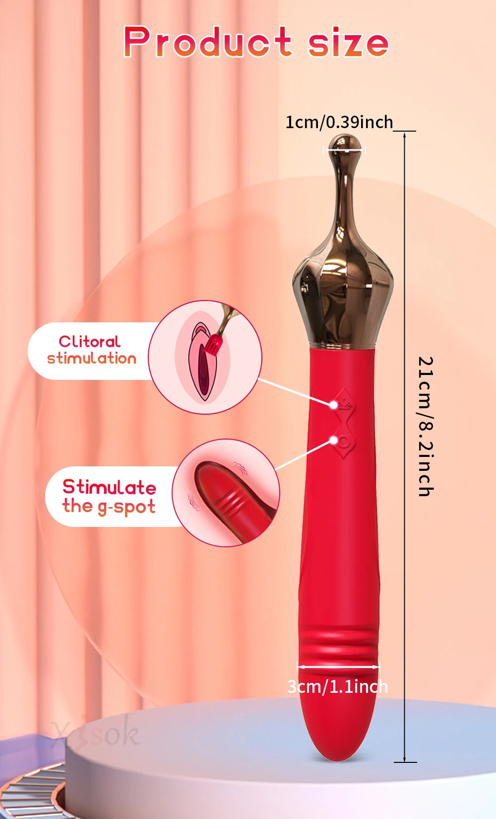 "G-Quick" – Vibrateur G-Spot avec Double Moteur pour Femmes