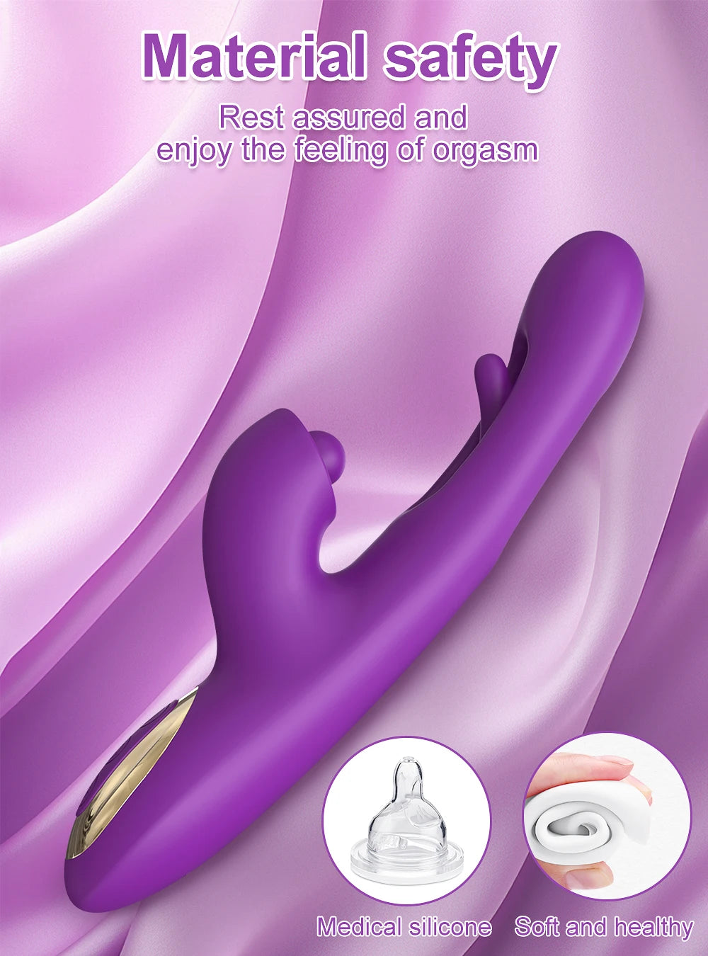 "Tap & Vibe" – Vibrateur G-Spot avec Fonction Tapping et Stimulation du Clitoris