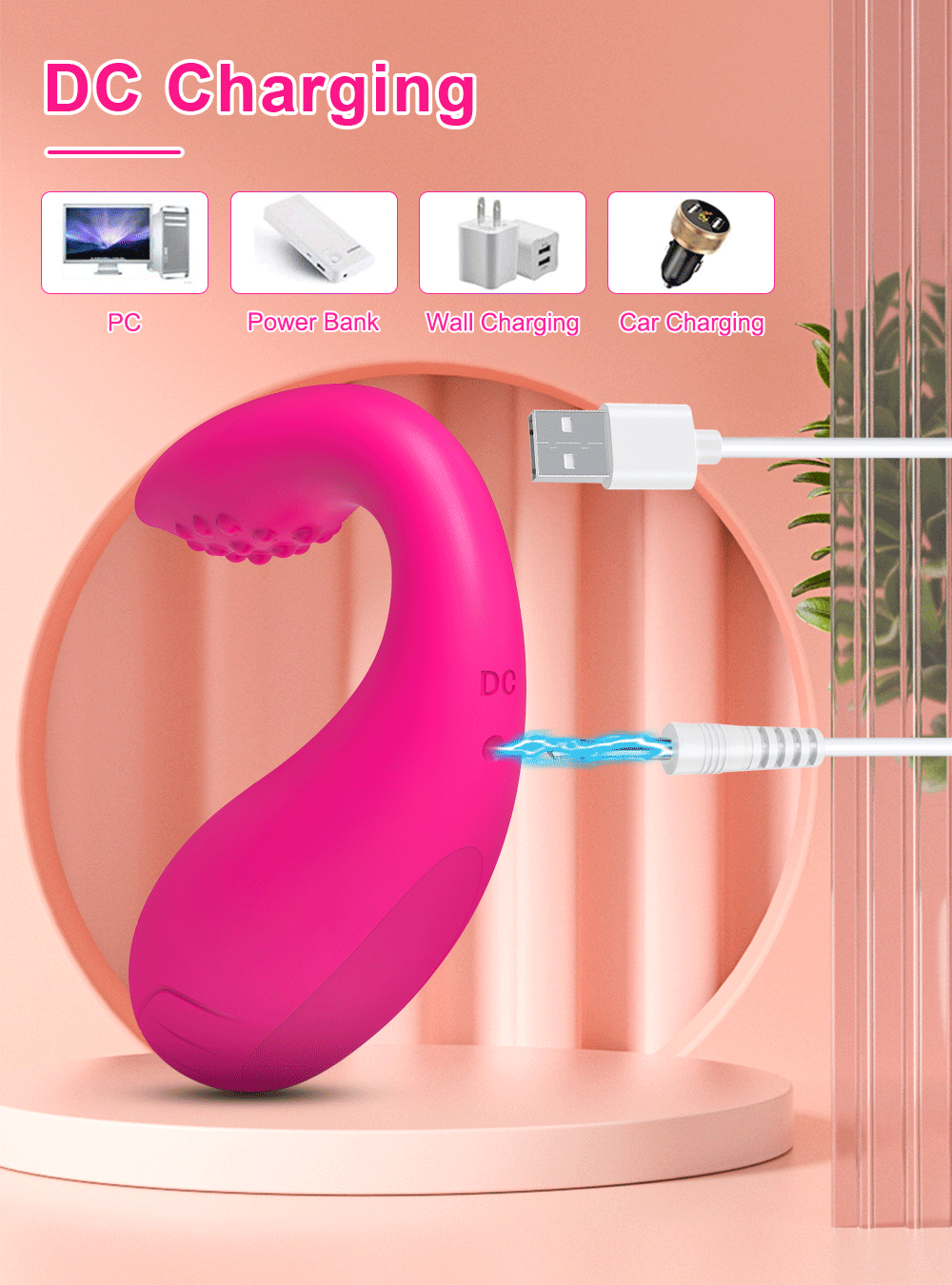 "LushEgg" – Vibromasseur Œuf Connecté & Télécommandé