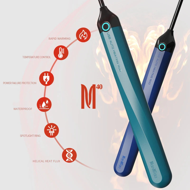 "ManMiao Fire Dragon Stick" – Chauffe-Vagin USB 37,5°C pour Masturbateurs et Sex Dolls