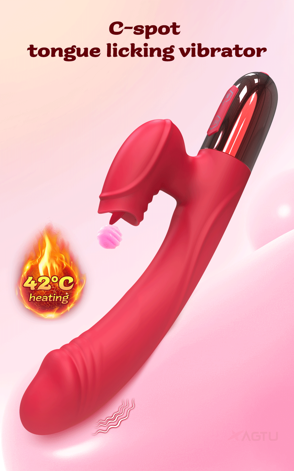 "HeatWave Bunny" – Vibromasseur Rabbit Chauffant & Lèche-Clitoris