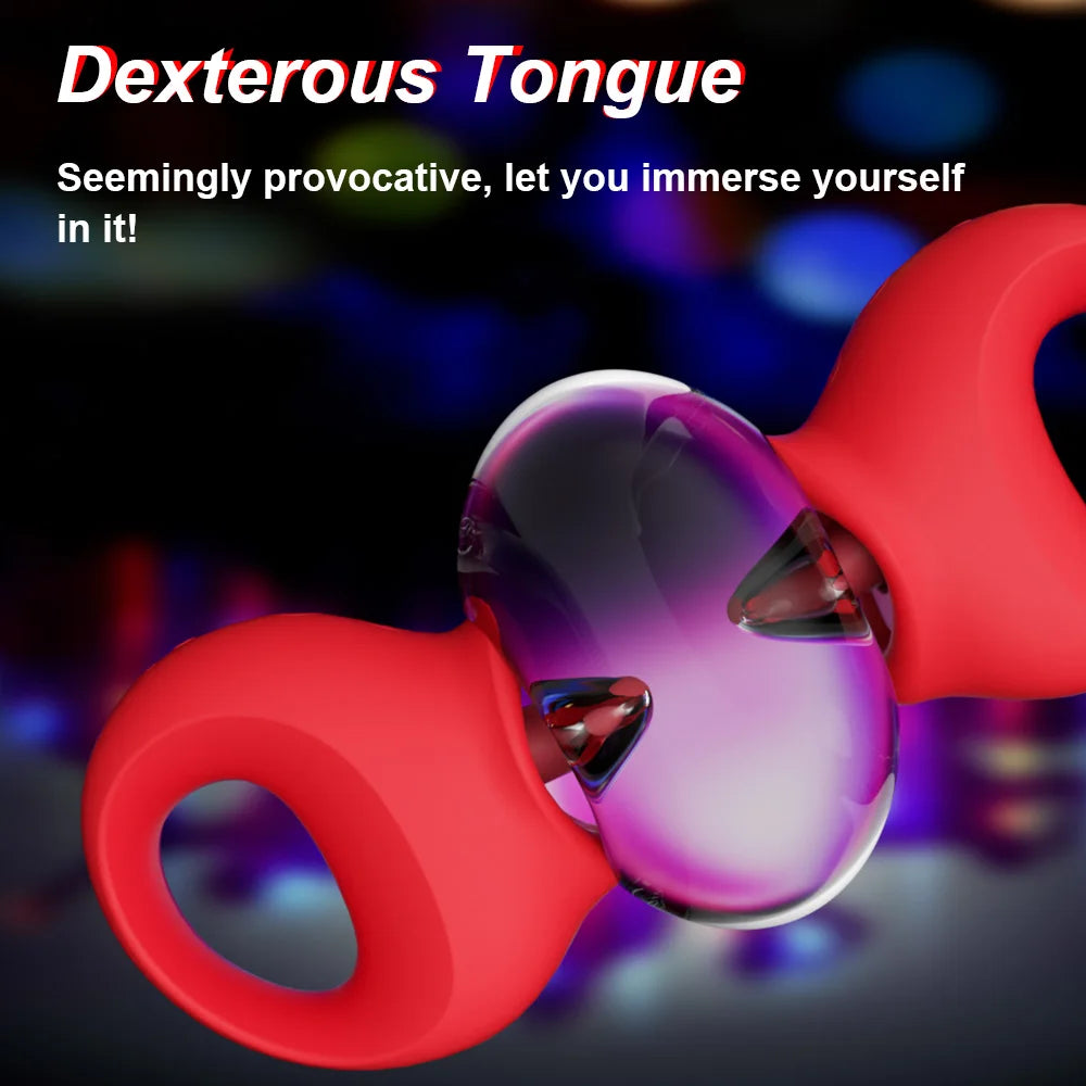 "LickWave" – Stimulateur Clitoridien à Langue Vibrante