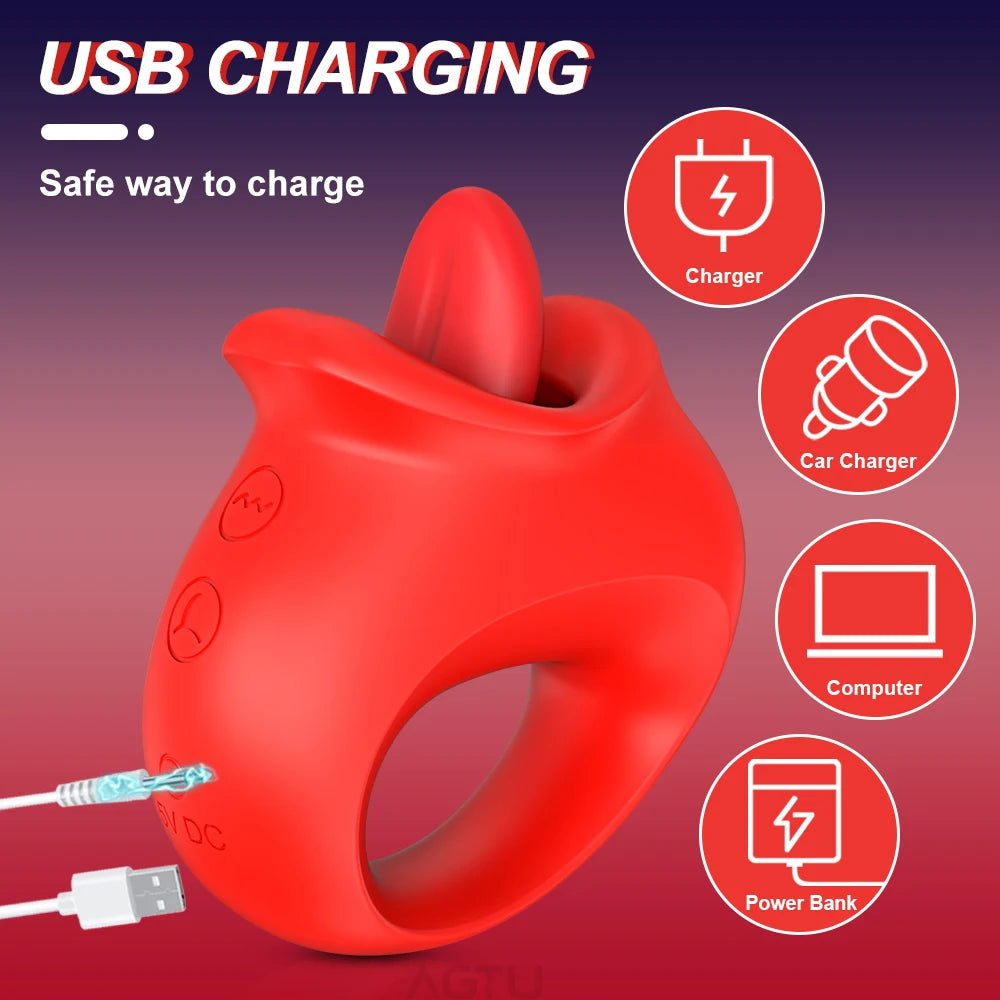 "LickWave" – Stimulateur Clitoridien à Langue Vibrante