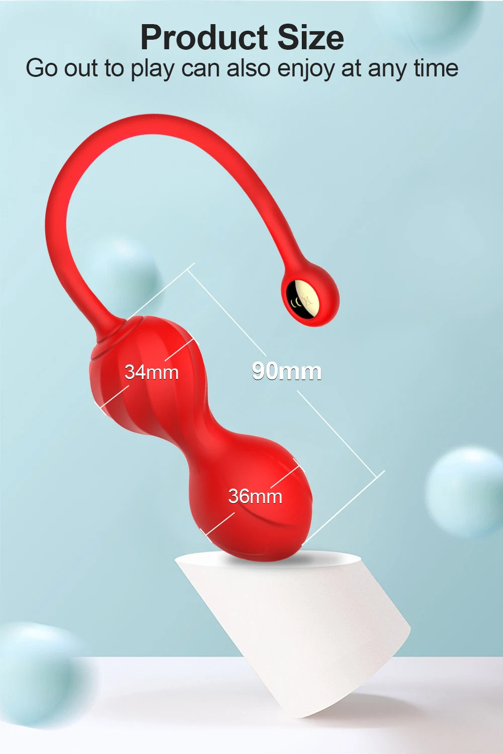 "VibeWear" – Vibrateur Bluetooth avec Contrôle App et Stimulation du G-Spot