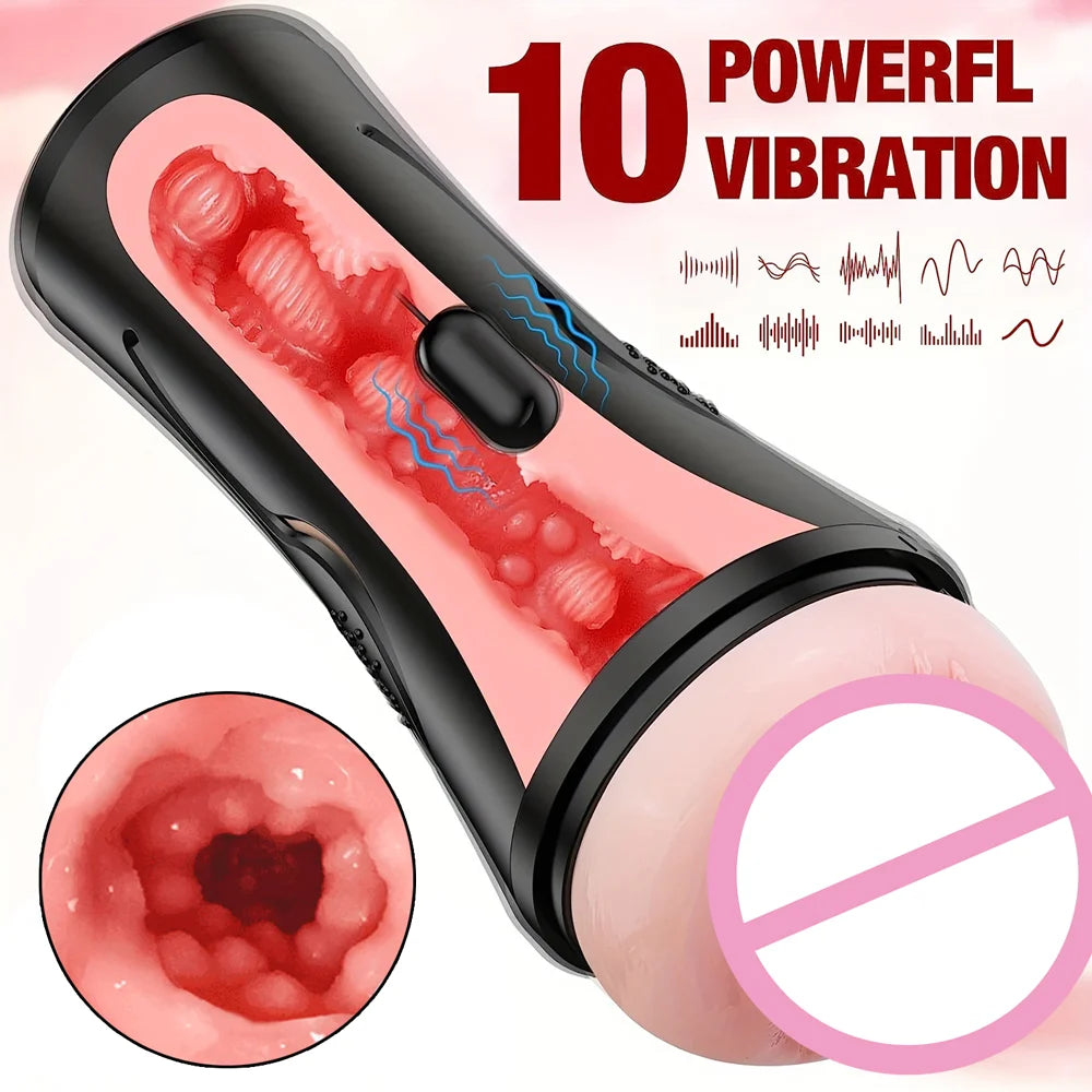 "XCherry PulseTouch" – Masturbateur Vagin Réaliste en Silicone Médical