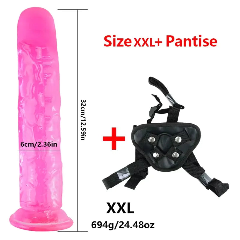 "DynaStrap" – Strap-On Ajustable & Stimulation Maximale