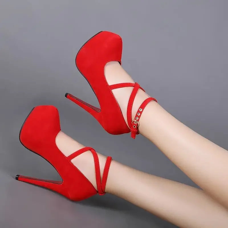 Sandales à Talons Hauts – Élégance & Confort