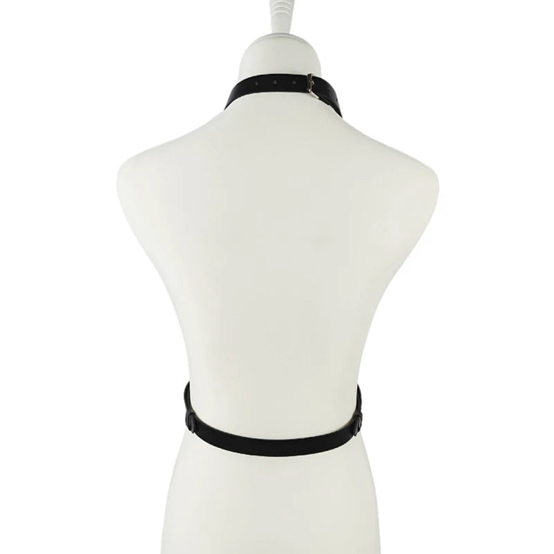 Harnais Sexy en Simili Cuir – Lingerie Fetish & Ravewear