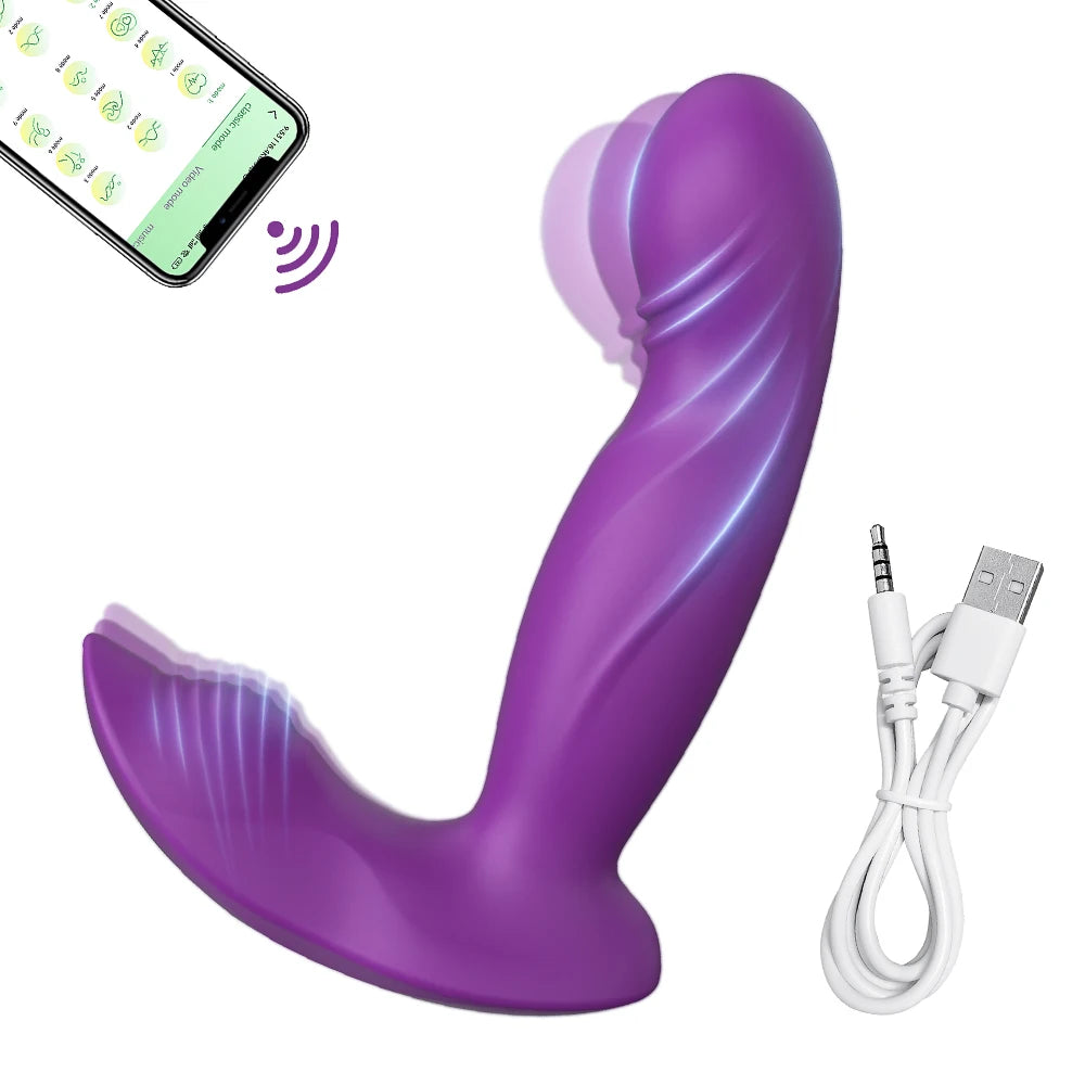 "AppPulse" – Vibrateur Bluetooth avec Thrusting et Stimulation G-Spot