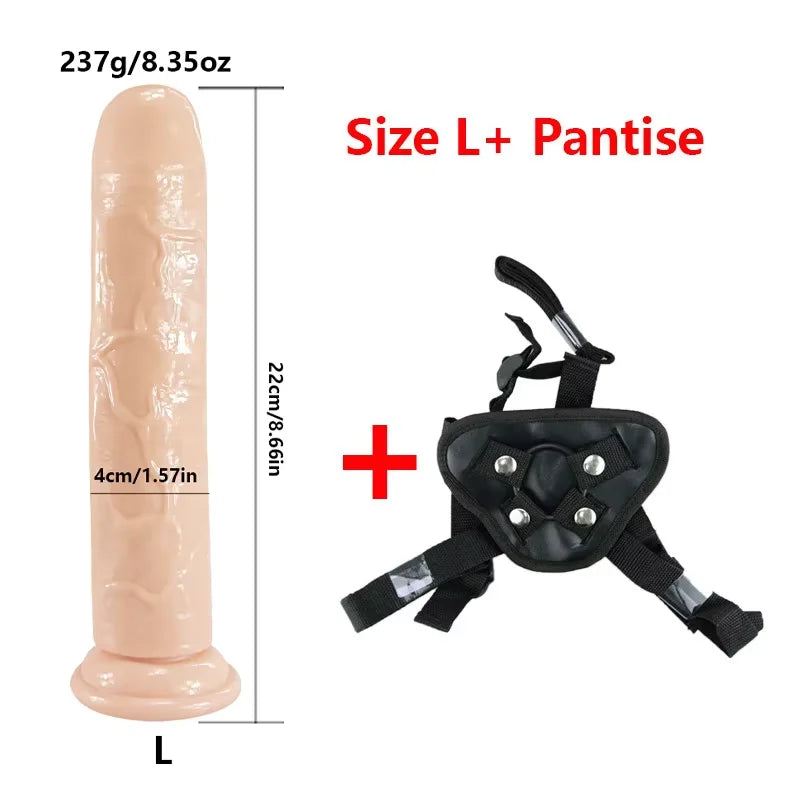 "DynaStrap" – Strap-On Ajustable & Stimulation Maximale