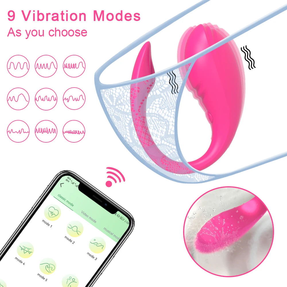 "LushEgg" – Vibromasseur Œuf Connecté & Télécommandé