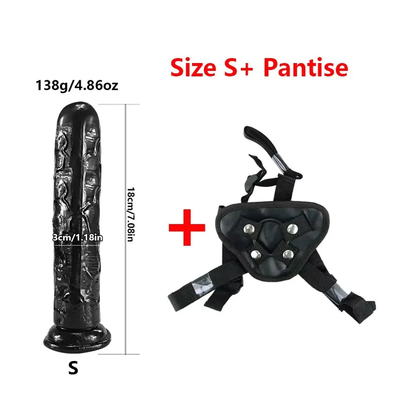 "DynaStrap" – Strap-On Ajustable & Stimulation Maximale