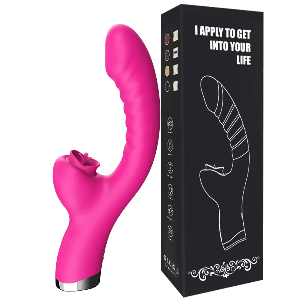 "LickWave" – Vibromasseur 2-en-1 avec Langue Léchante