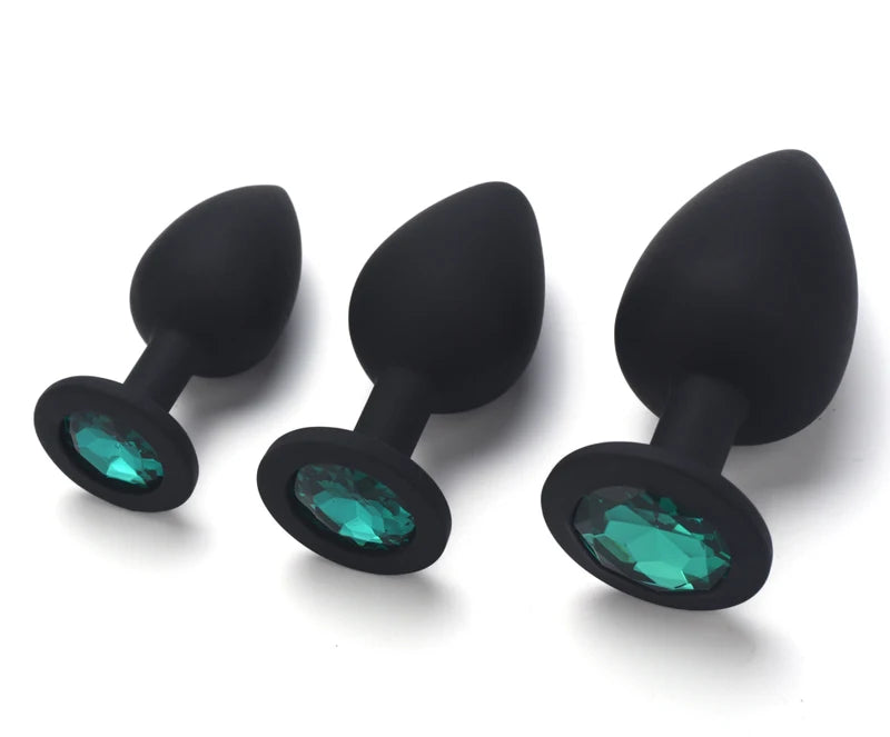 "SilkPlug" – Plug Anal en Silicone Unisexe avec 3 Tailles Ajustables