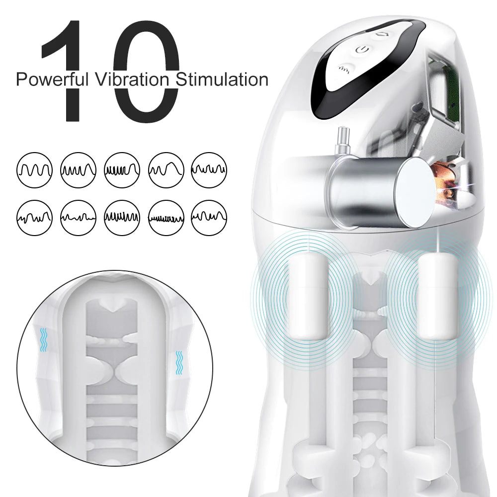 Masturbateur Automatique – Succion & Vibration