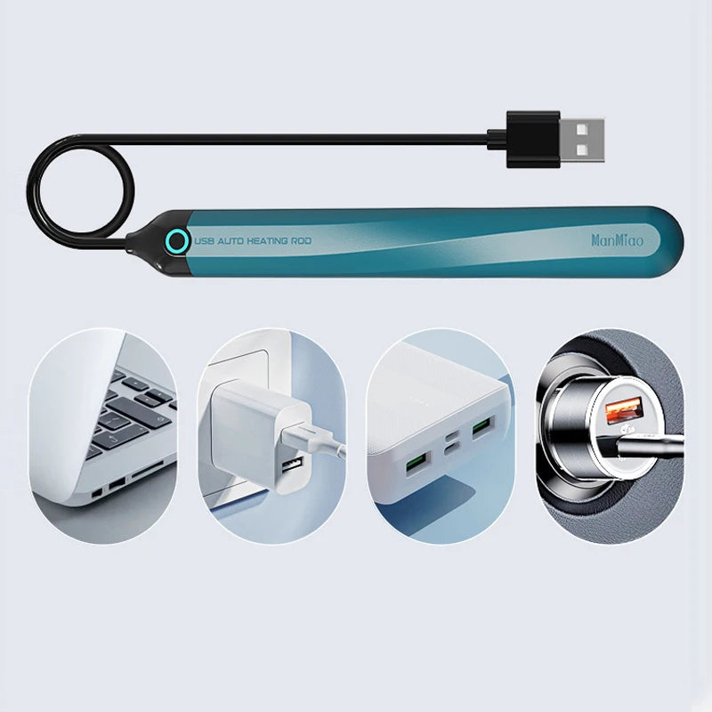 "ManMiao Fire Dragon Stick" – Chauffe-Vagin USB 37,5°C pour Masturbateurs et Sex Dolls