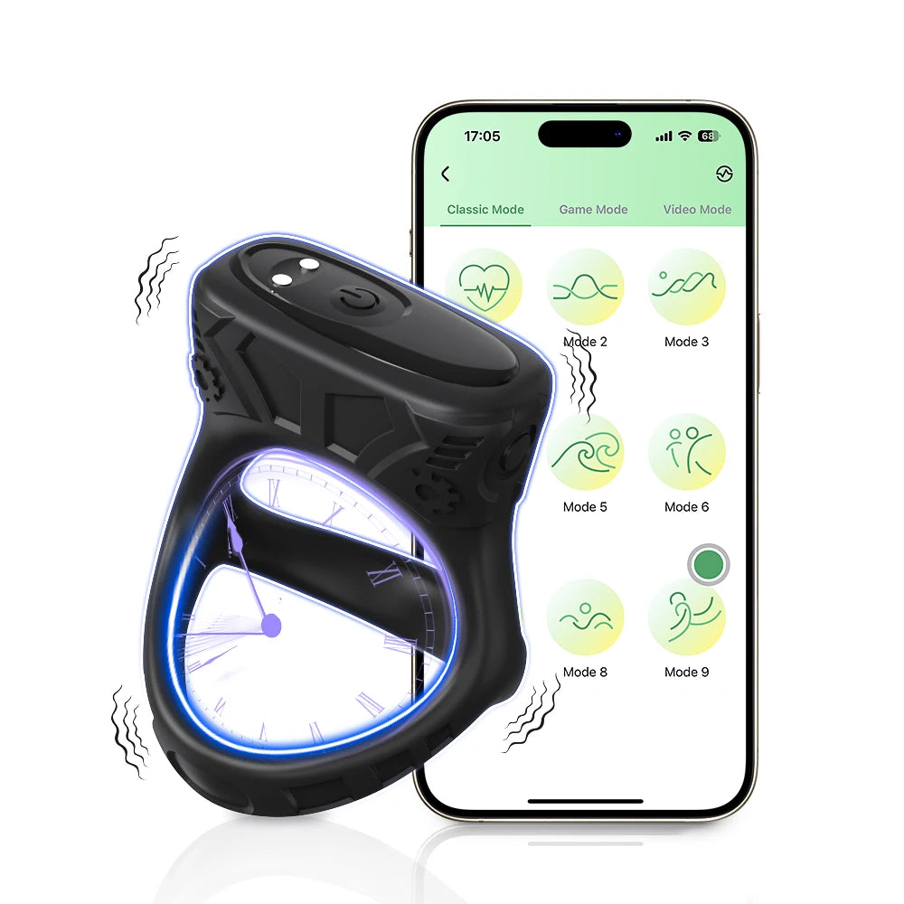 "VibeRing" – Anneau Vibrant Connecté pour Homme