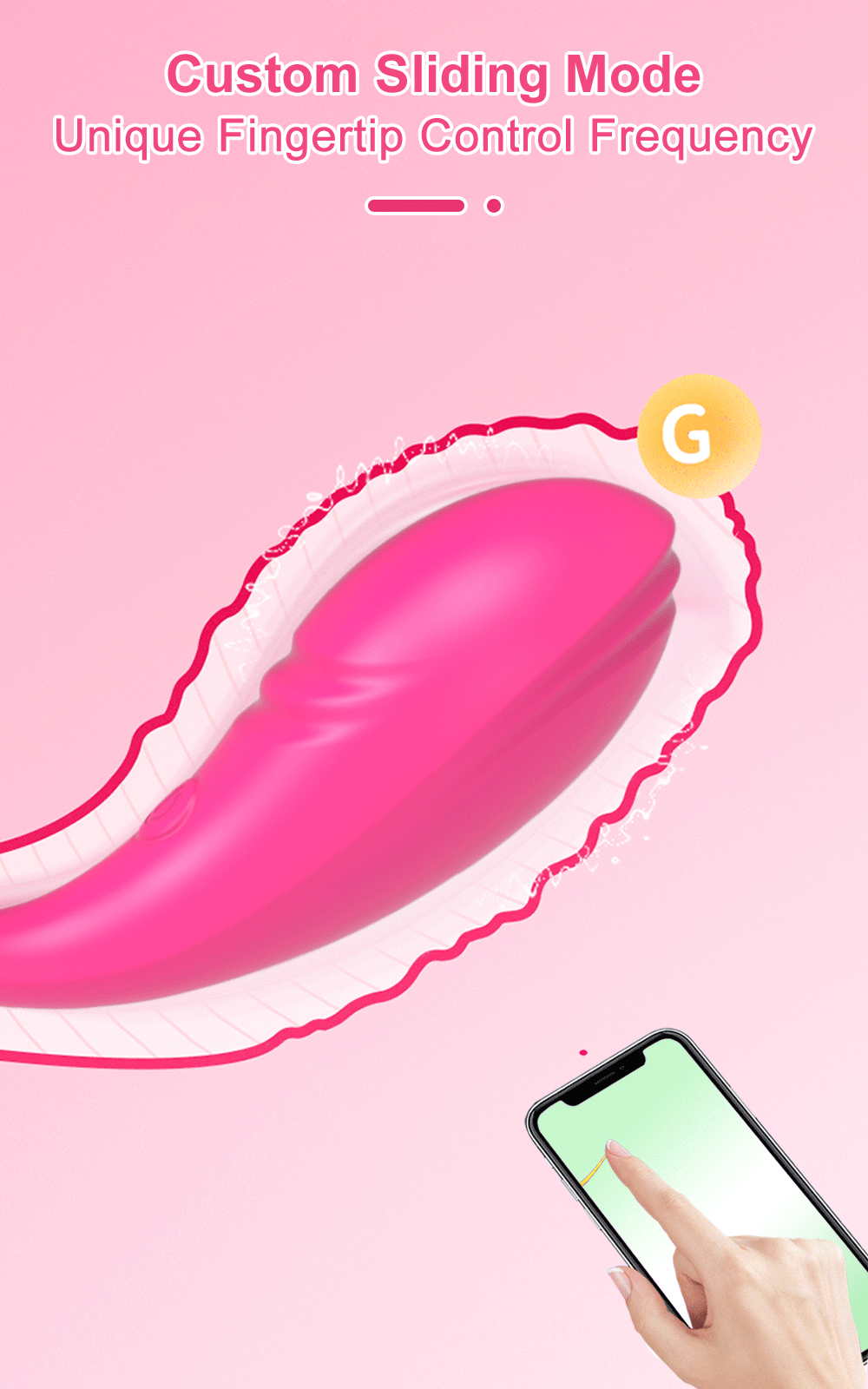 "LushEgg" – Vibromasseur Œuf Connecté & Télécommandé