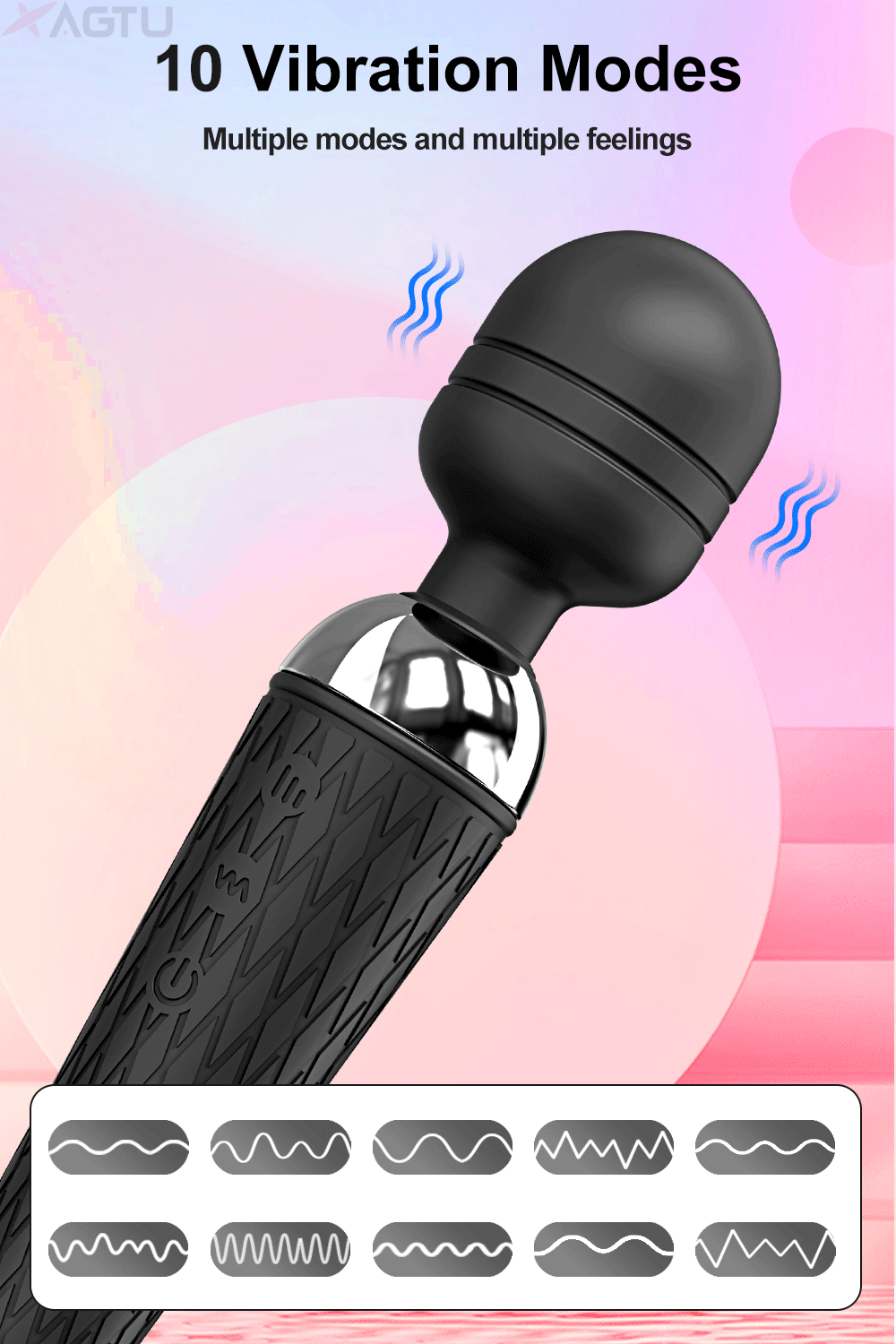 "MagicPulse" – Baguette Vibrante 20 Modes