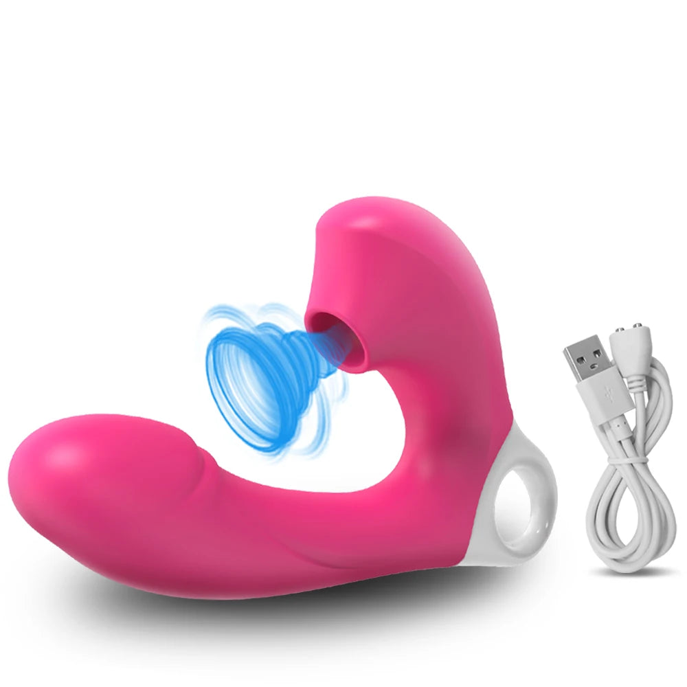 "Suck & Vibe" – Vibrateur Sucette avec Stimulation Clitoridienne et G-Spot
