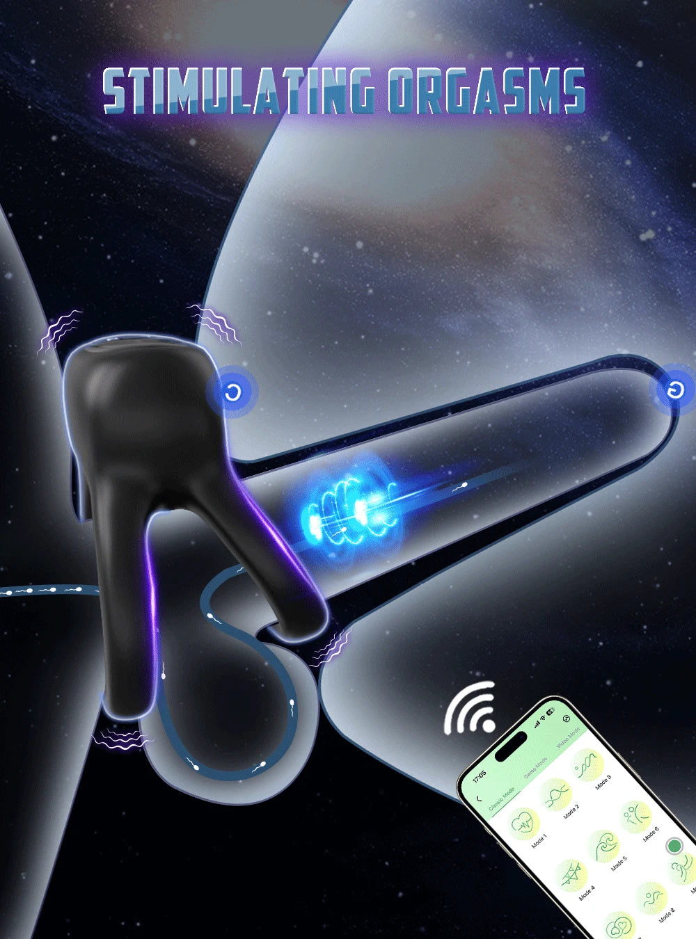 "VibeRing" – Anneau Vibrant Connecté pour Homme