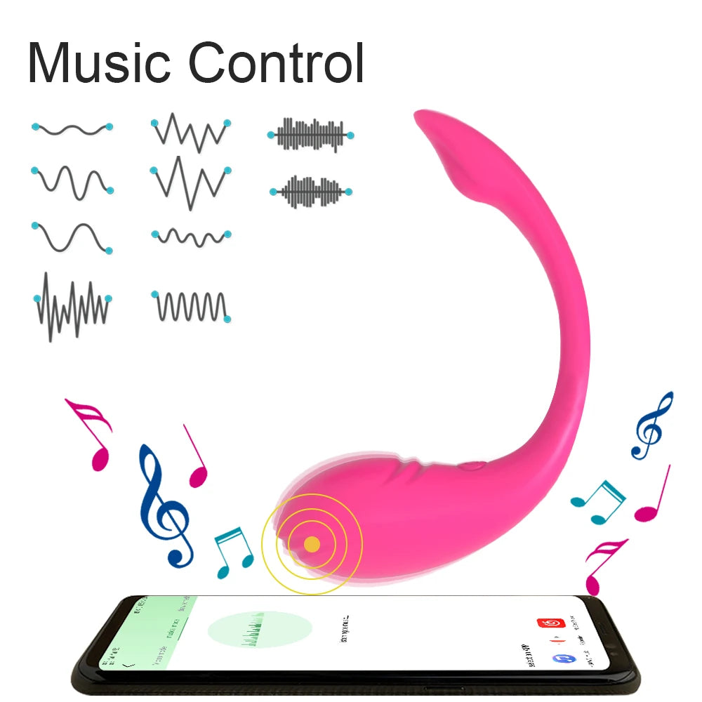 "LushEgg" – Vibromasseur Œuf Connecté & Télécommandé