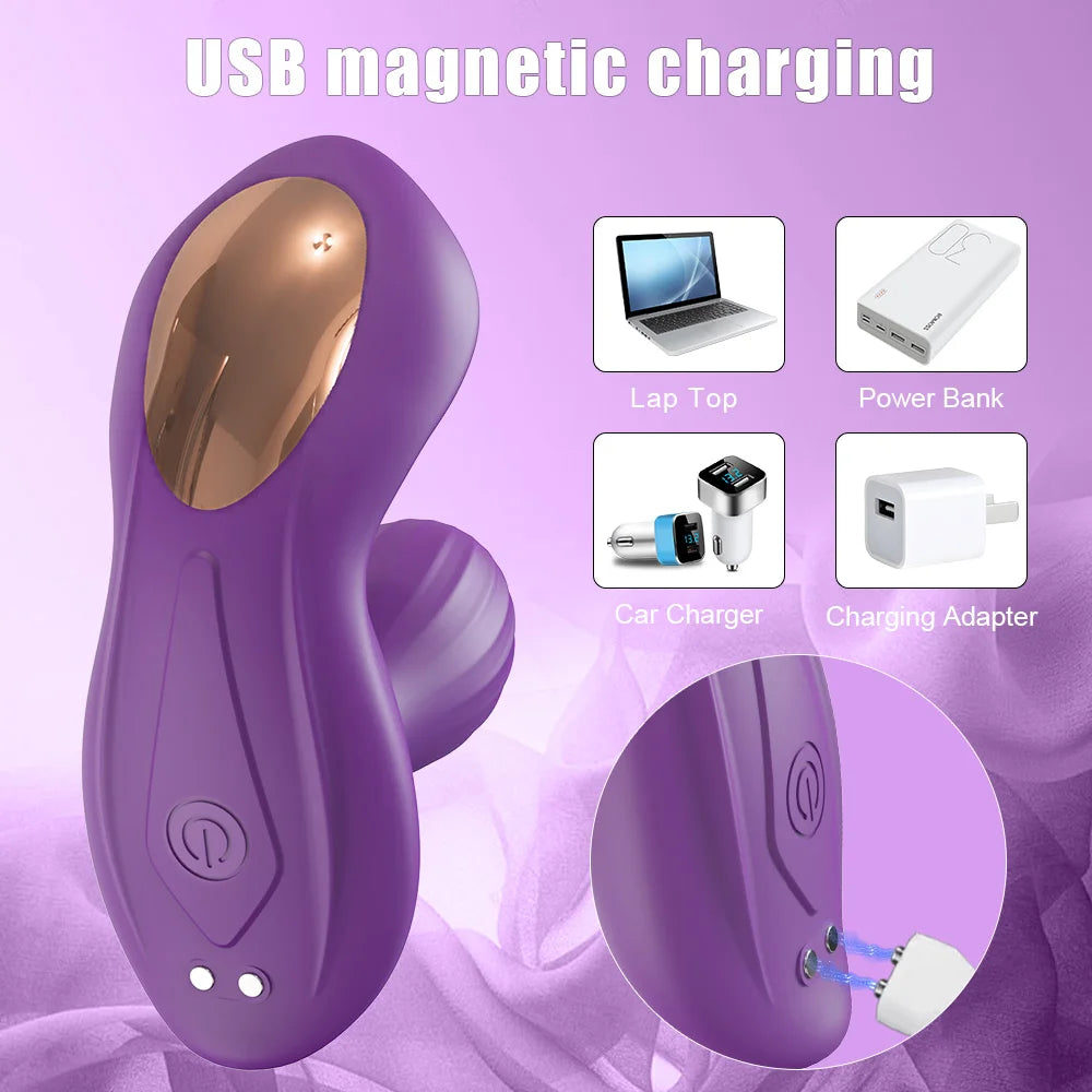 "WigglePulse" – Vibrateur Bluetooth avec Tête Mouvante et Stimulation du G-Spot