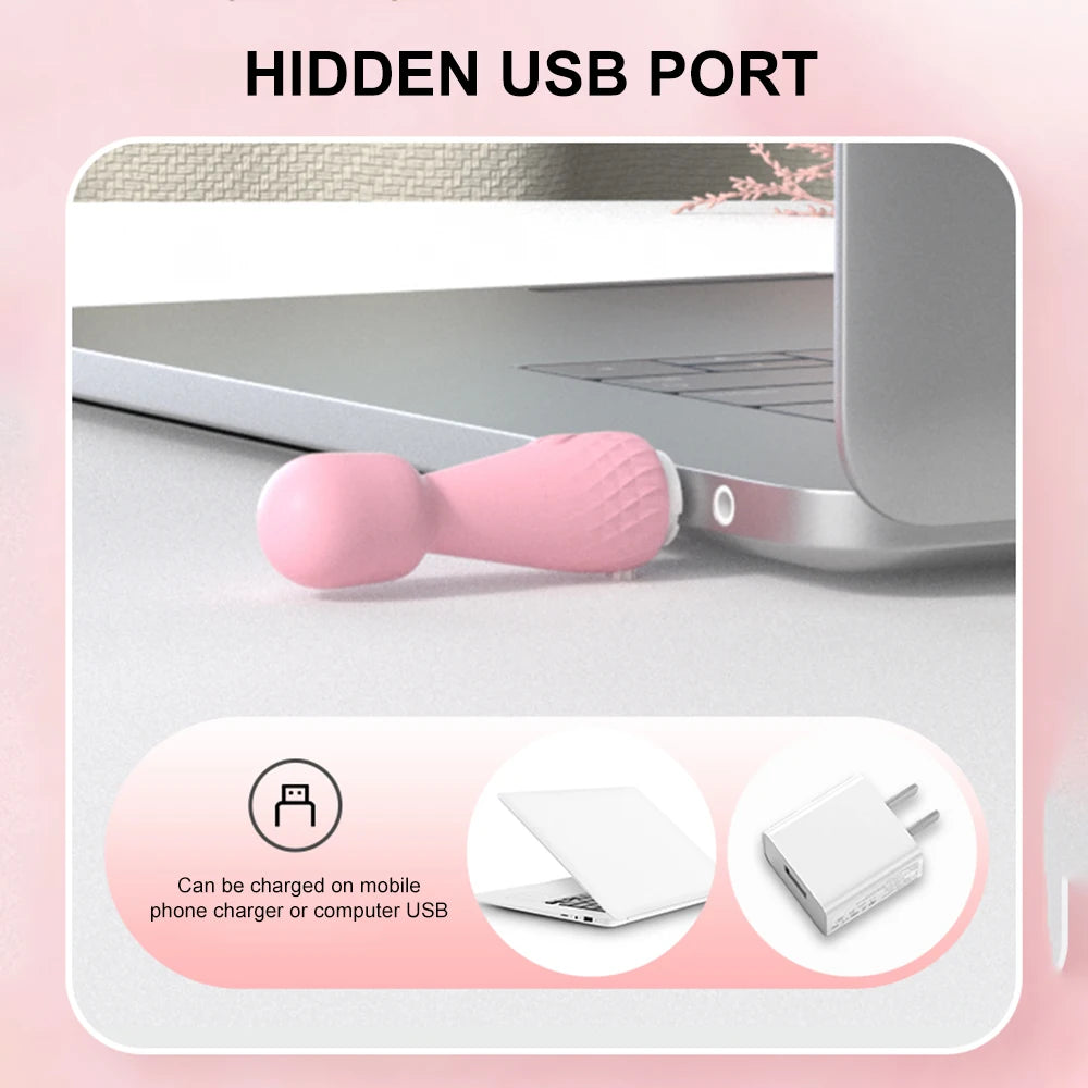 "Mini Magik" – Vibromasseur Compact & Ultra-Puissant