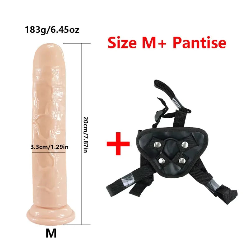 "DynaStrap" – Strap-On Ajustable & Stimulation Maximale