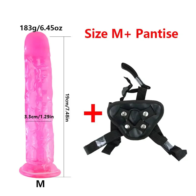 "DynaStrap" – Strap-On Ajustable & Stimulation Maximale