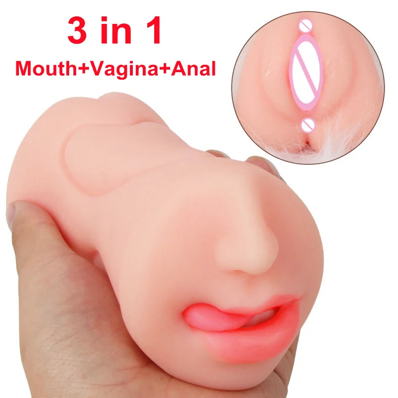 Masturbateur 3-en-1 – Expérience Ultra-Réaliste