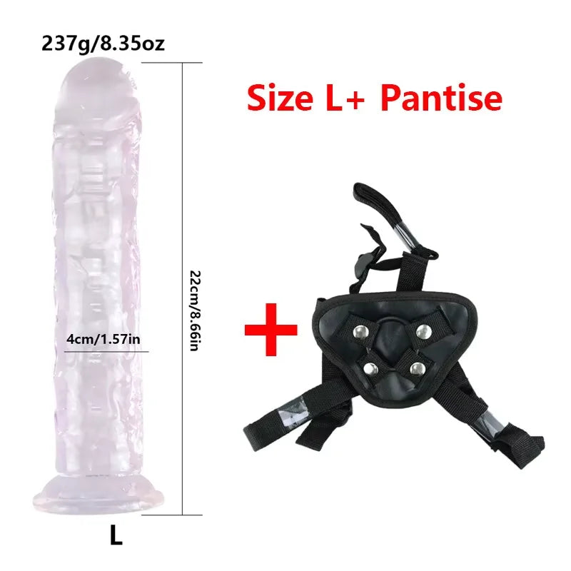 "DynaStrap" – Strap-On Ajustable & Stimulation Maximale