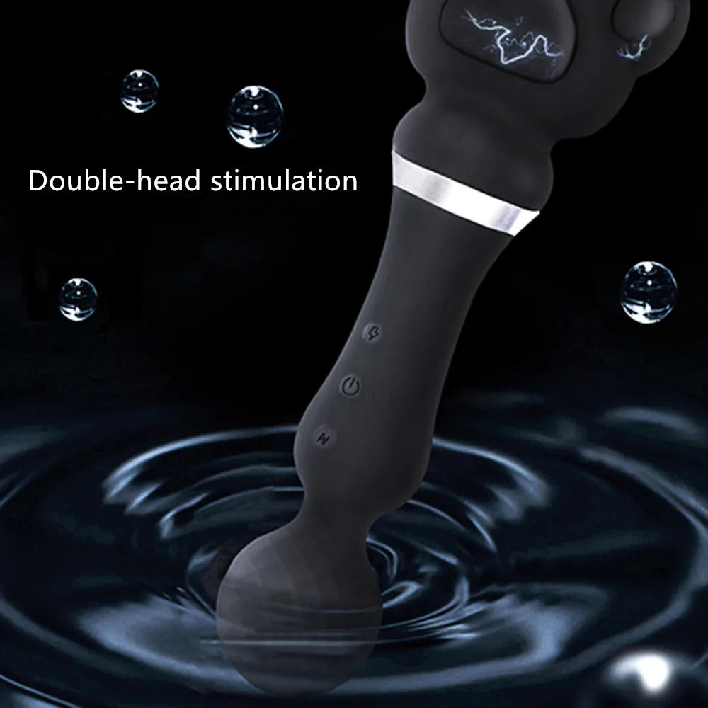 "ShockWave Wand" – Vibromasseur AV & Électrostimulation