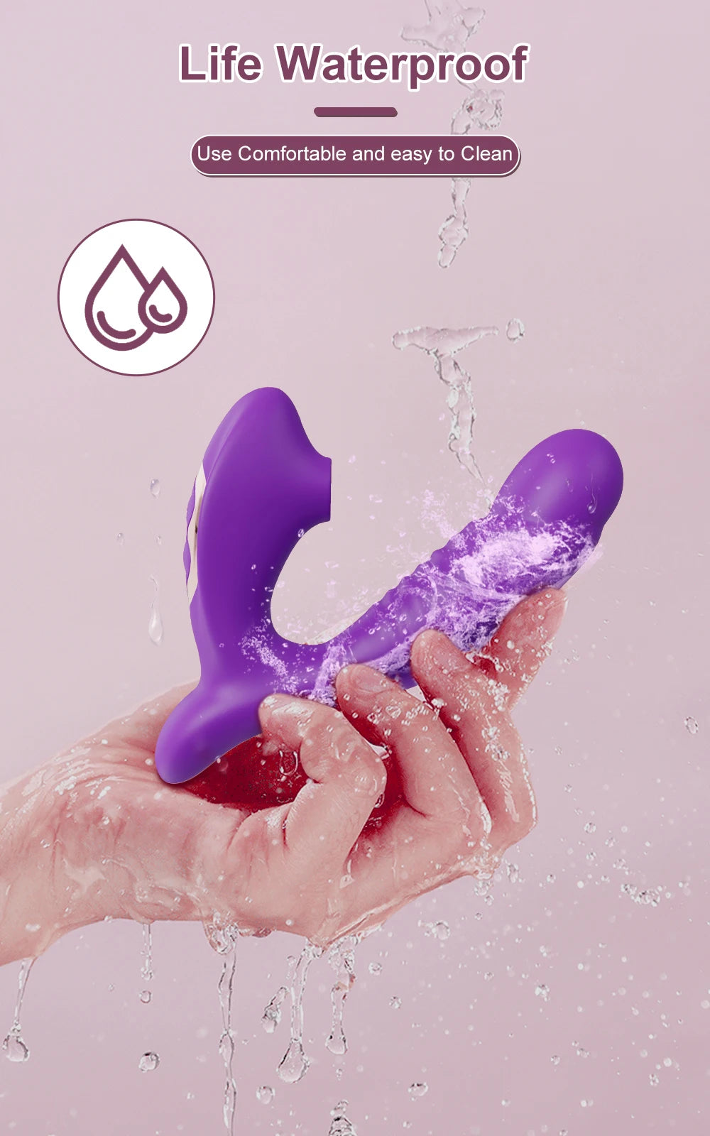 "Suck & Vibe" – Vibrateur Sucette avec Stimulation Clitoridienne et G-Spot