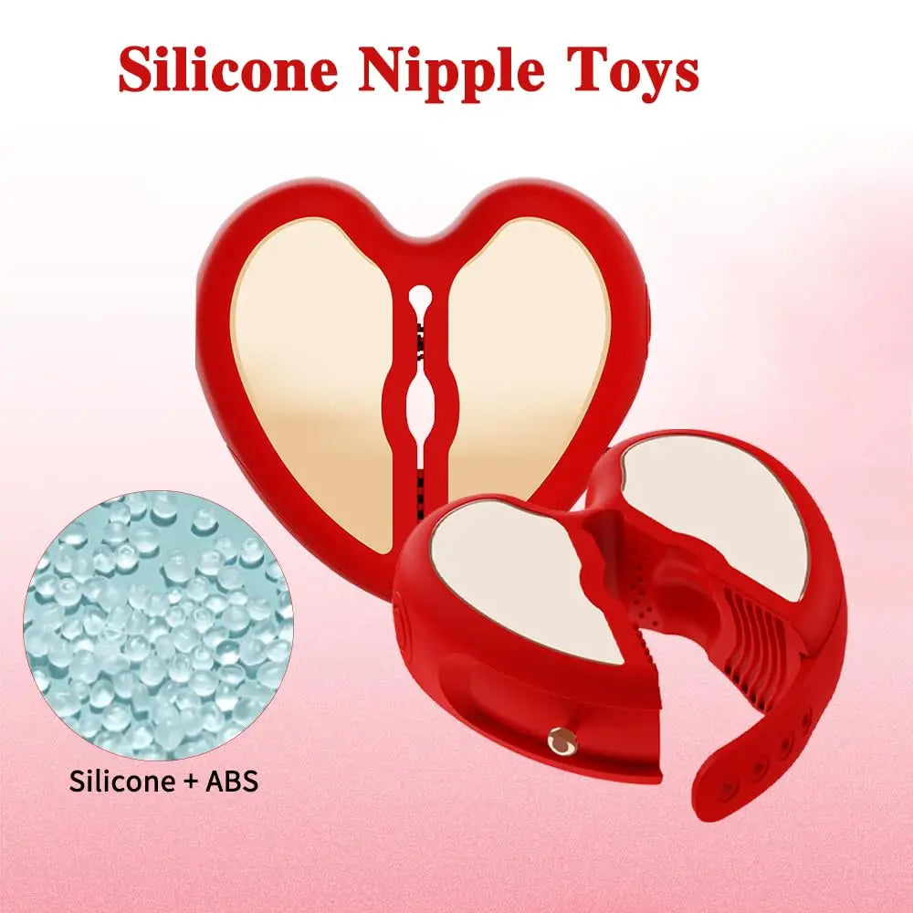 Pinces Vibrantes Connectées – Stimulation des Tétons & Massage Érotique