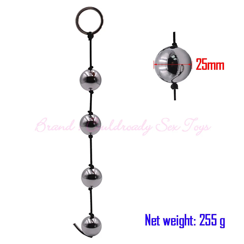 "Erotic Weighted Geisha Balls" – Boules de Geisha Métalliques Billes Anales 2-en-1