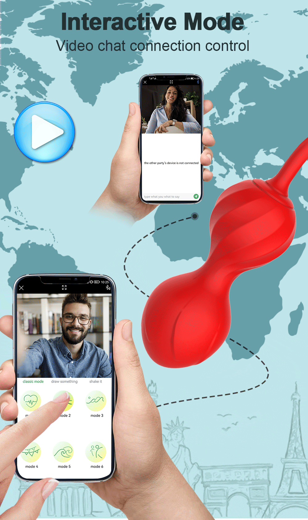 "VibeWear" – Vibrateur Bluetooth avec Contrôle App et Stimulation du G-Spot