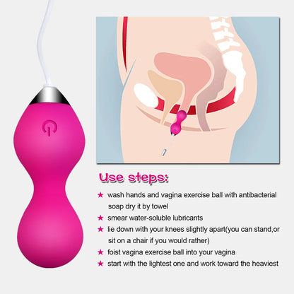 "Smart Kegel Love Ball" – Boule Vibrante Télécommandée pour Plaisir et Tonification Vaginale