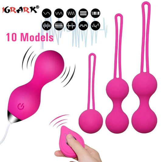 "Smart Kegel Love Ball" – Boule Vibrante Télécommandée pour Plaisir et Tonification Vaginale
