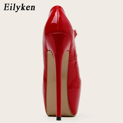 "Sexy Buckle Strap Platform Women Pumps" – Escarpins Club & Mariage